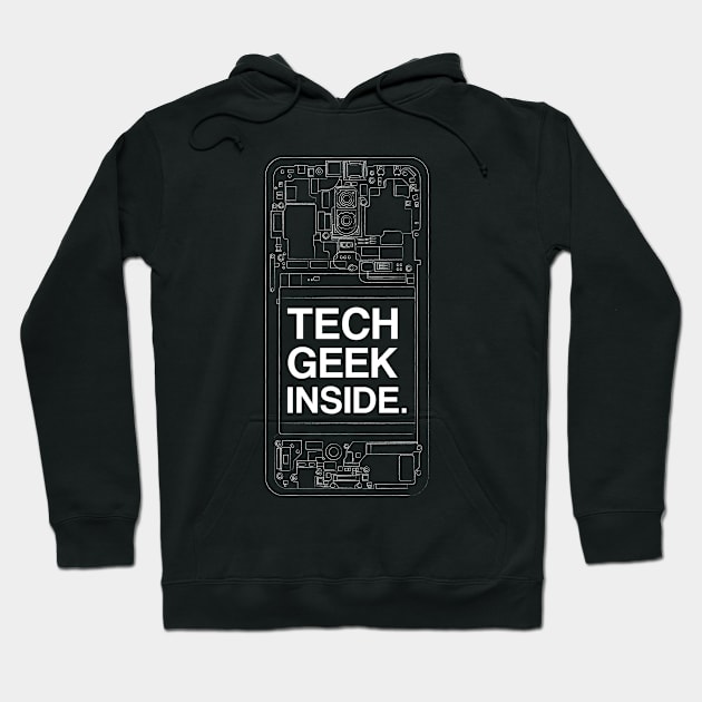 Tech Geek Inside Hoodie by GeekMeOut